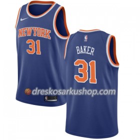 Muški NBA Dres New York Knicks Ron Baker 31 Nike 2017-18 Plava Swingman